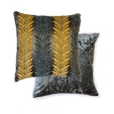 Trellis Cushion Cover 43cm x 43cm Ochre | Yellow | Yellow