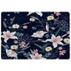 image 1 of Tropical White & Pink Flowers (Rug) Pink | XL: 160x230cm
