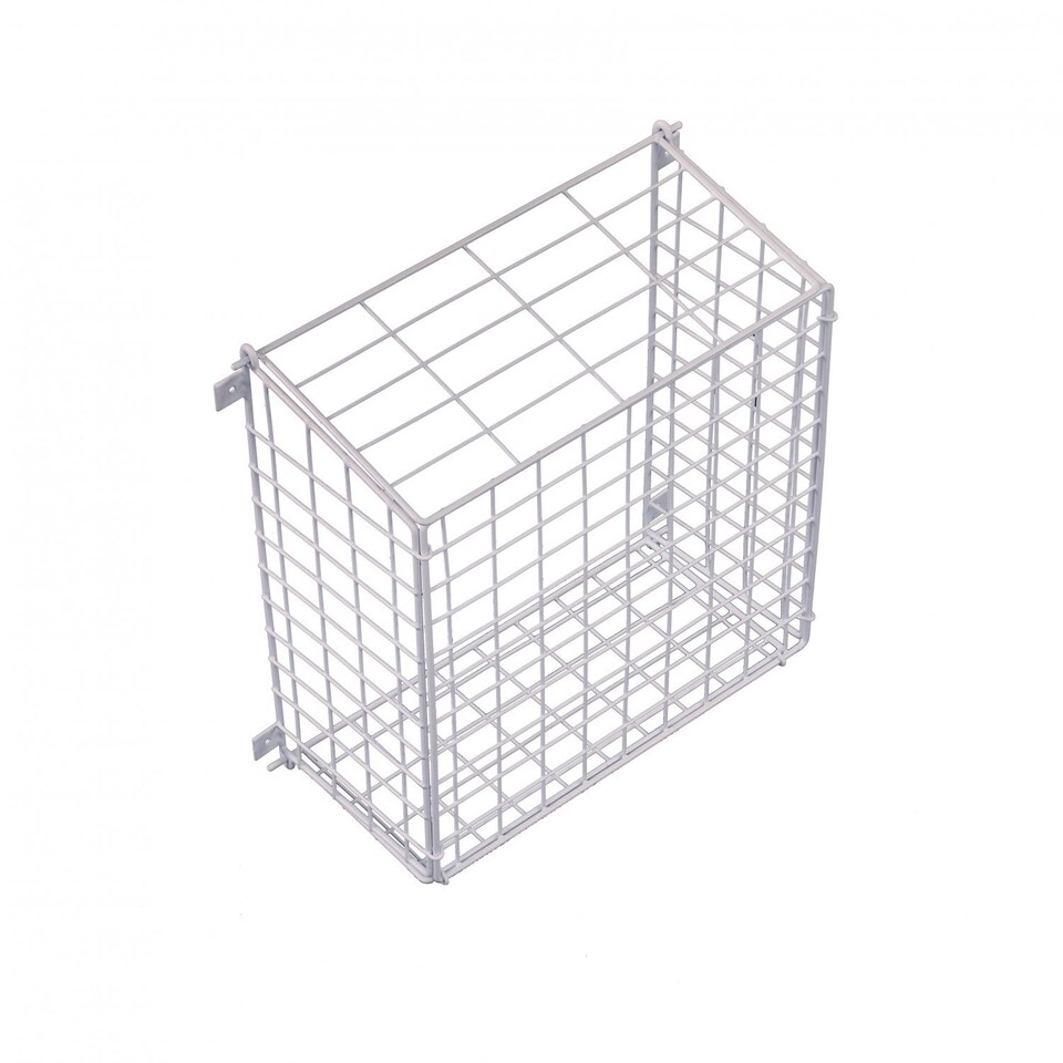 image 1 of Large Letterbox Door Post Mail Catcher Basket Cage Holder Guard