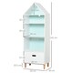 image 5 of HOMCOM Kids Children Wooden Bookcase w/Drawer Bedroom Furniture Bookshelf Storage Rack Display Unit Toys Games Organisation Cabinet Pink Blue Back Panel 50 x 30 x 142 cm