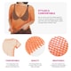 image 2 of Orange 80s Mesh top Orange | M