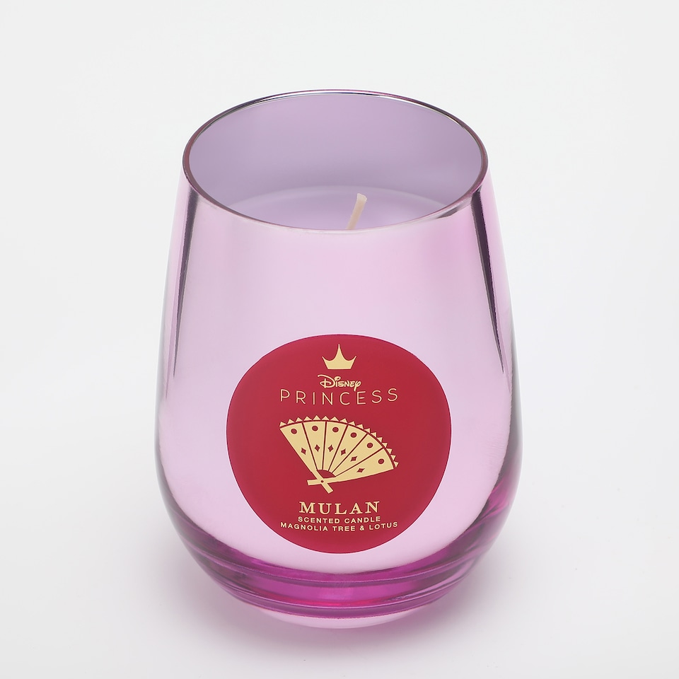 image 1 of Disney Princess Mulan Candle - Magnolia Tree & Lotus