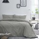 image 1 of Serene Dart Duvet Cover Set Grey