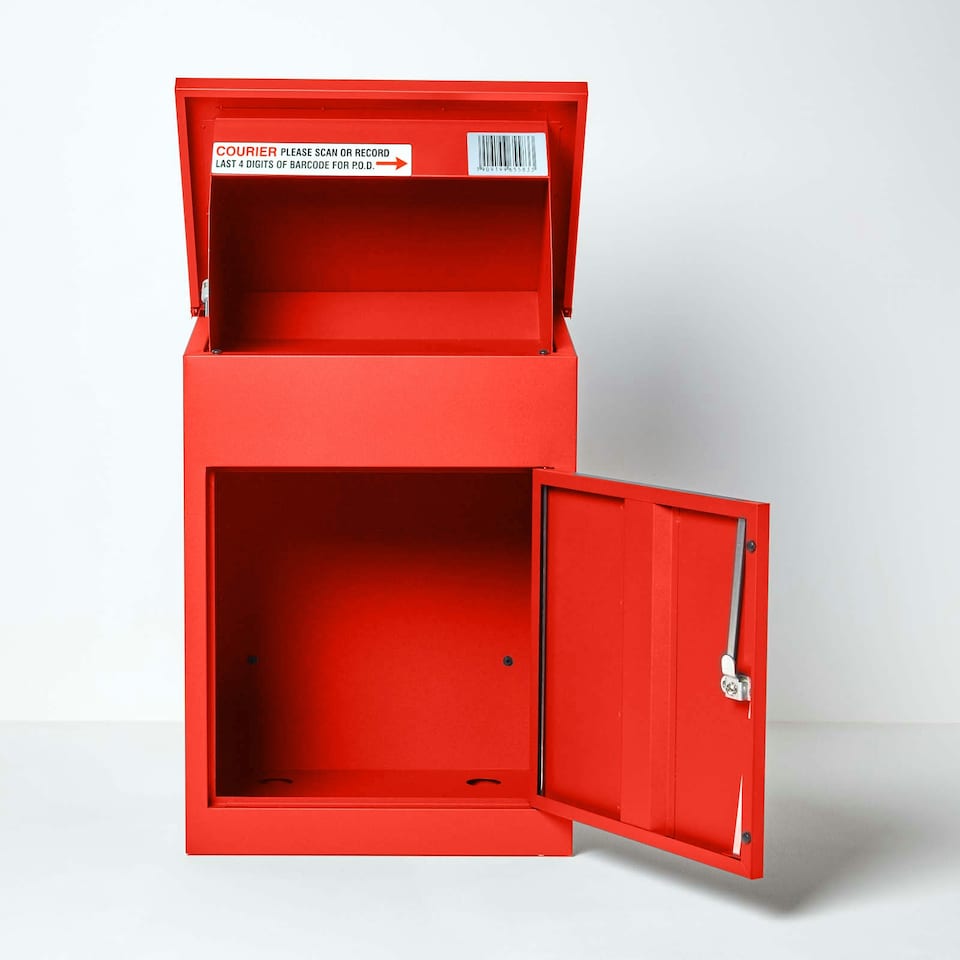 image 1 of SMART PARCEL BOX® Medium Front Access Red Red
