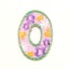 Multicoloured Letter O