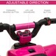 image 4 of HOMCOM 6V Kids Electric Ride on Car for 18-36 Months Toddlers Pink