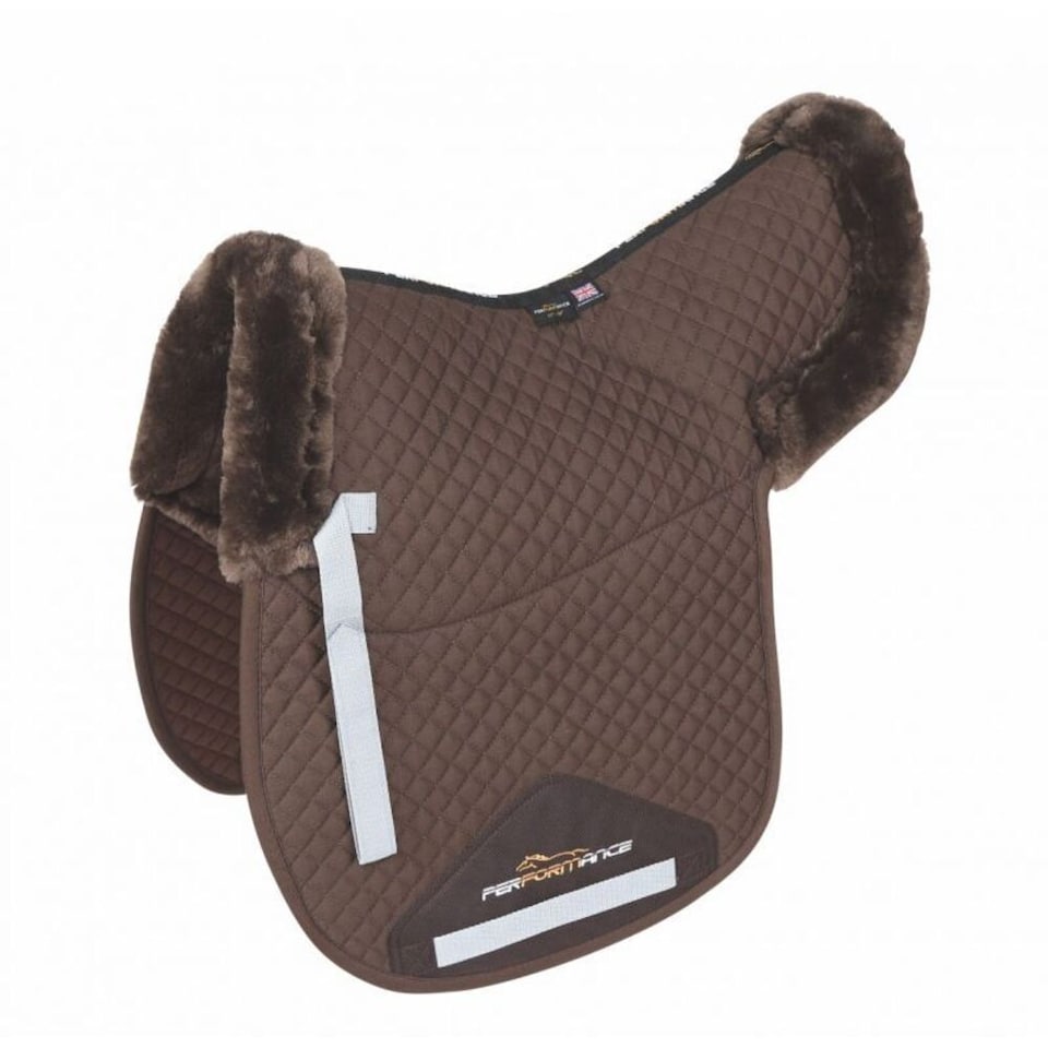 Performance Half Lined Horse Numnah | Brown | Brown | 15in - 16.5in | 1
