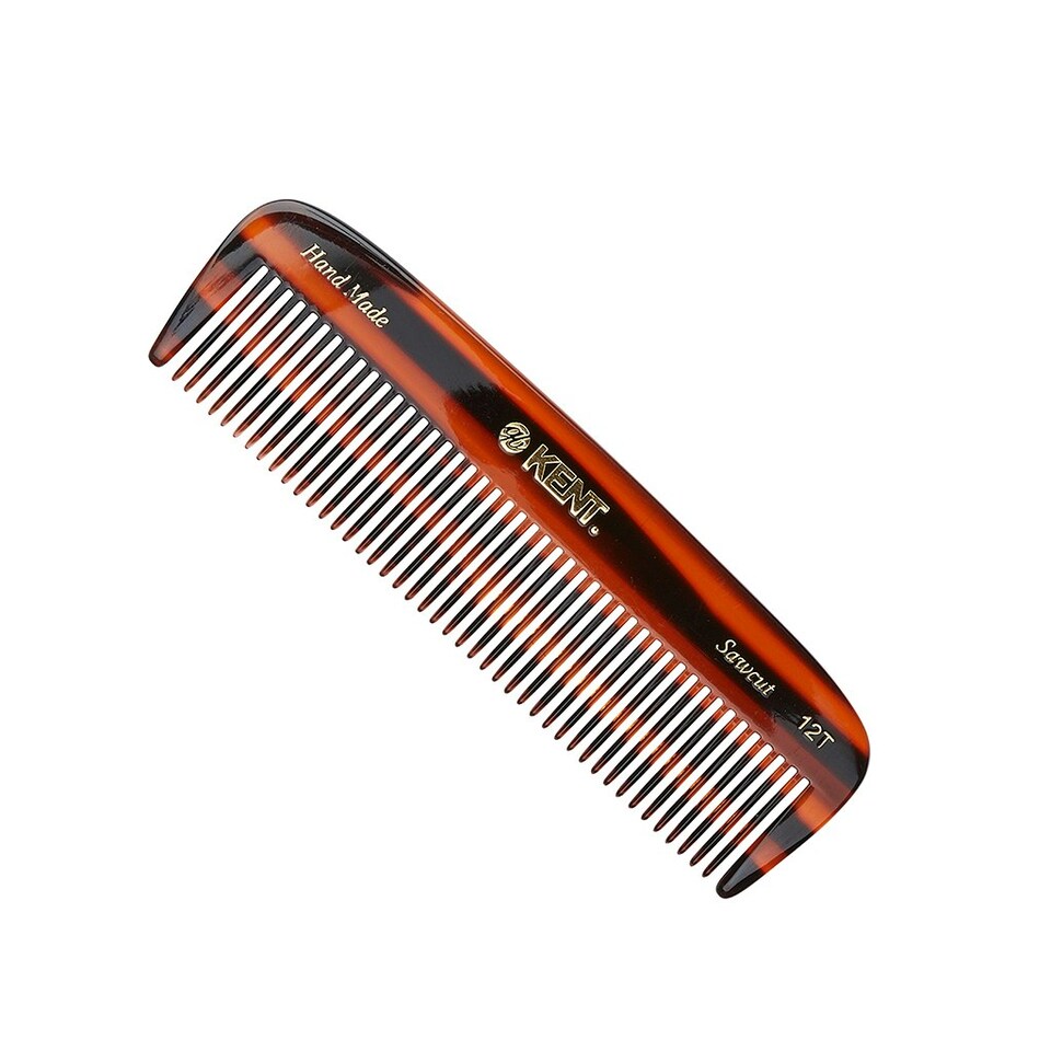 image 1 of Kent Brushes Handmade 139mm Pocket Comb Thick Hair