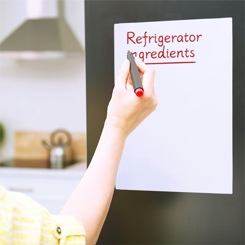image 1 of A4 Magnetic Whiteboard Dry Wipe Board