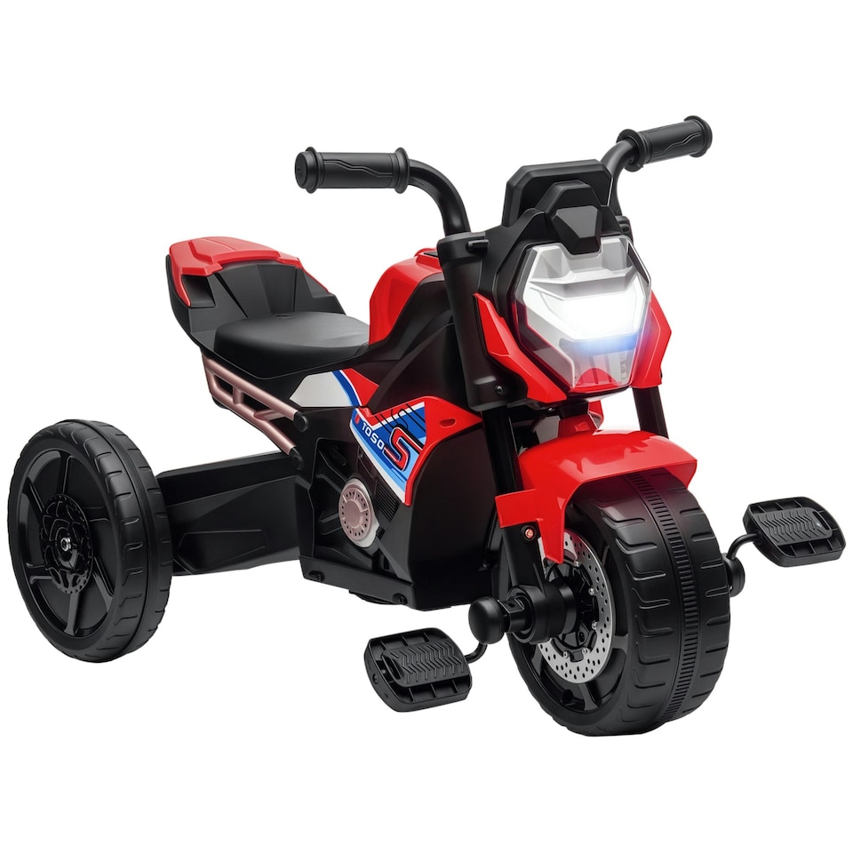 image 1 of AIYAPLAY 3 in 1 Baby Trike with Headlights, Music, Horn - Red