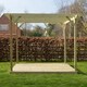 image 1 of Pergola and Decking Kit - L240 x W240 x H270 cm - Light Green
