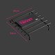 image 2 of Kilo Deluxe Metal Trivet, Medium, Black
