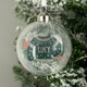image 2 of Personalised Cosy Christmas Glass Bauble
