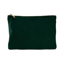 Bagbase Velvet Cosmetic Case | Green | Dark Emerald | 1