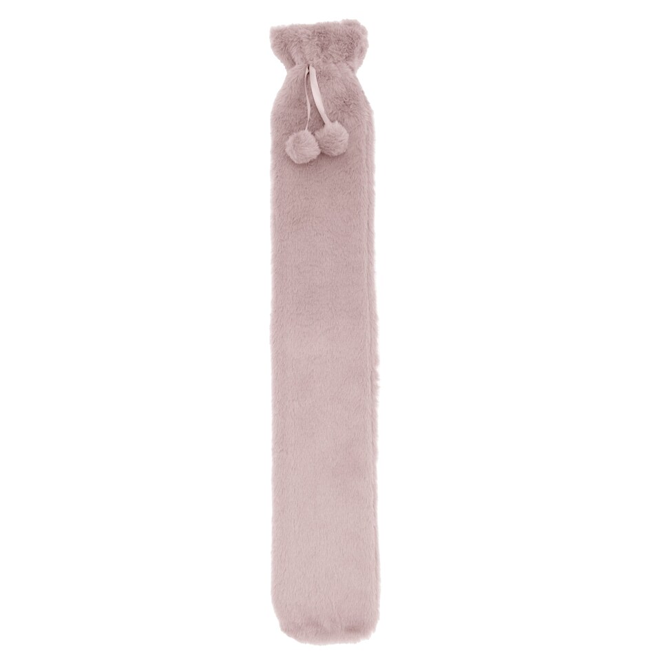 Velosso Plush Velour Extra Long Hot Water Bottle