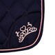 image 4 of Little Rider The Princess And The Pony Horse Saddlepad - Navy/Peach - Small Pony
