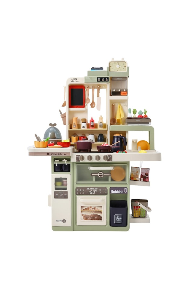 image 1 of Living and Home Kid Play Kitchen Set with 88 Kitchen Accessories