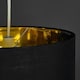 image 1 of ValueLights Large Modern Black And Gold Pendant Ceiling Light Shade