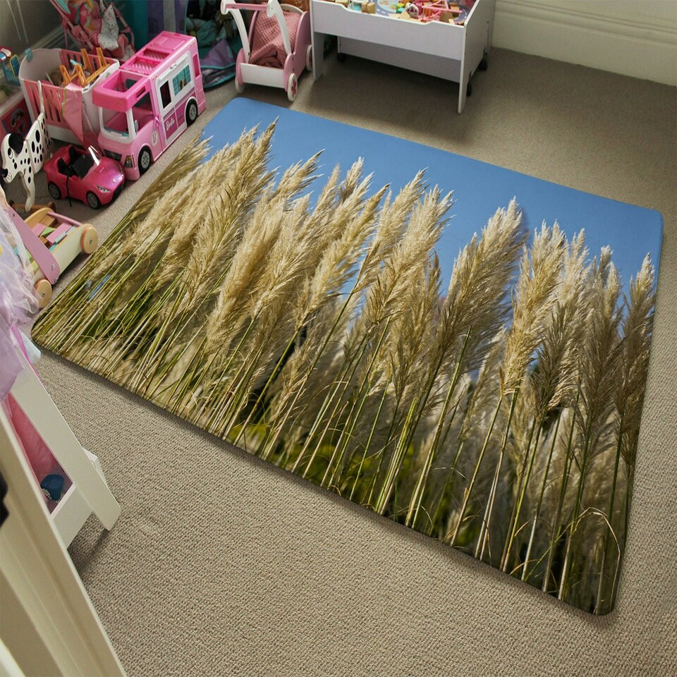 image 1 of Pampus Grass (Rug) Cream | S