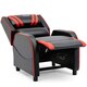 image 4 of Ranger S Faux Leather Recliner Armchair Sofa Cinema Gaming Chair (Red)
