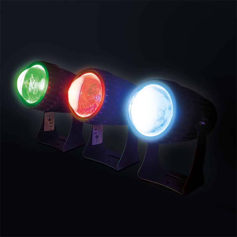 image 1 of Fxlab 8W Green Led Pinspot Black Body