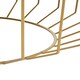 image 3 of Kensington Townhouse Hair On Hide Round Coffee Table Black
