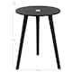 image 3 of Vida Designs Round Side Table Sofa Bedside Coffee Table, Black