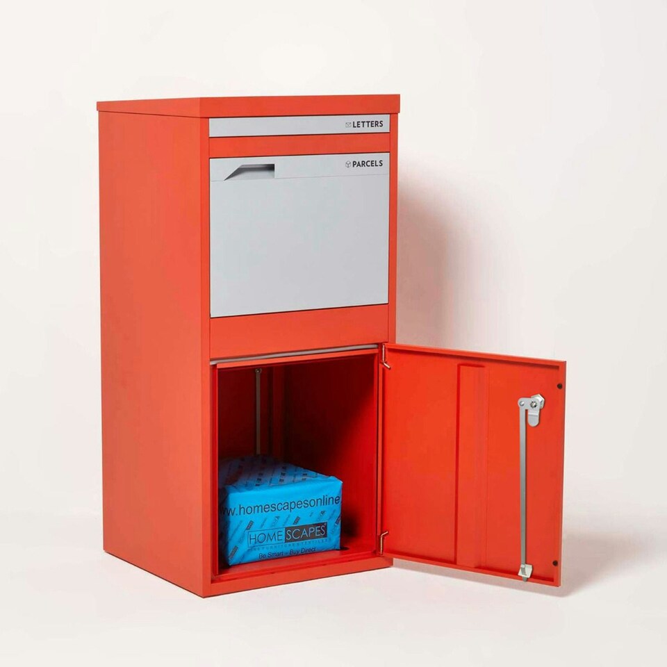 image 1 of SMART PARCEL BOX® Extra Large Front & Rear Access Red Red
