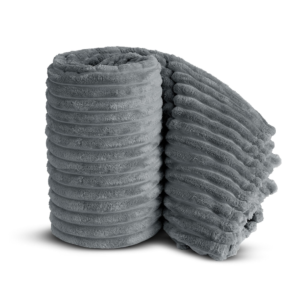 Velosso Super Soft Chunky Cord Blanket Throw
