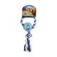 image 1 of Pet Touch Doggy Play Toy Tennis Ball and Rope with Knot