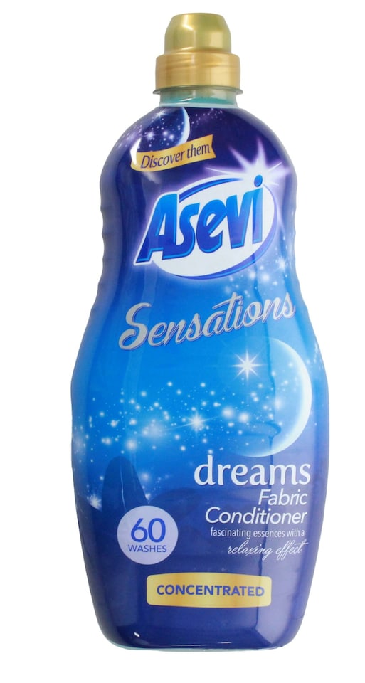 image 1 of Asevi Spanish Cleaning 4x1320ml Fabric Conditioner Sensations Dreams