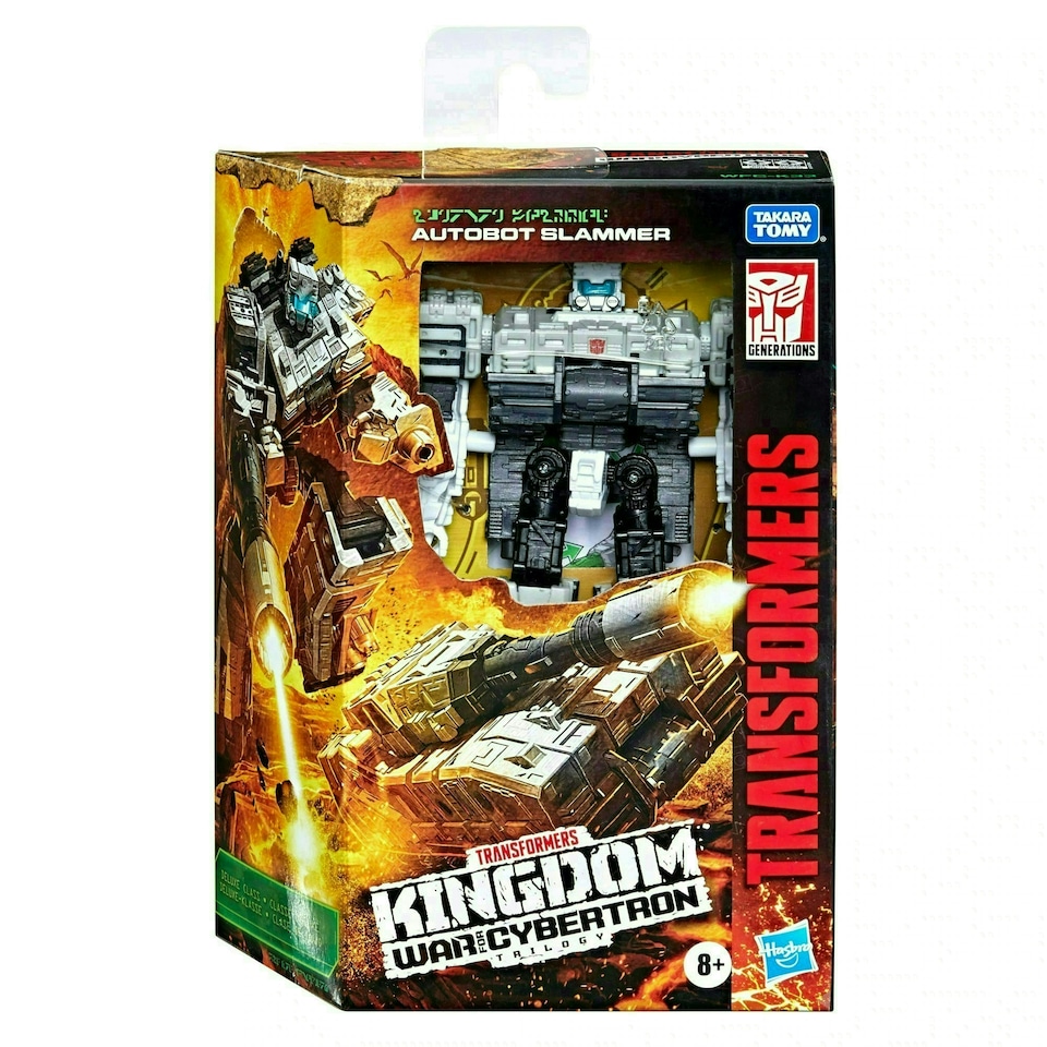 image 1 of Transformers War for Cybertron: Kingdom Autobot Slammer 12.5 cm Deluxe Class Action Figure
