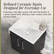 image 7 of Balterley Contemporary Bathroom Wall Hung 2 Soft-Close Door Vanity Unit & Mid-Edge Basin | Black | Charcoal Black