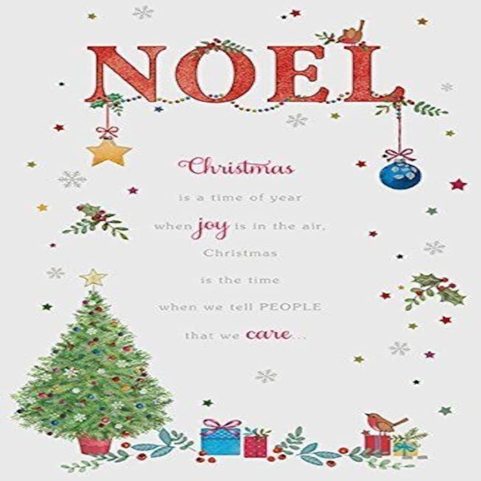 image 1 of Noel How Much you Mean to Me Traditional Christmas Greeting Card
