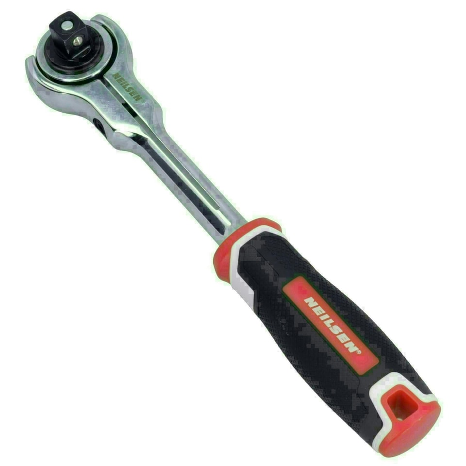 image 1 of 1/2" Drive Flexi Swivel Head Twister Reversible Ratchet Rotating Head