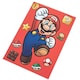 image 3 of Super Mario Essential Graph Checked Notebook - Red/Blue/Gold - One Size