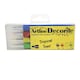 image 2 of Artline Decroite Brush Markers Tropical Colours 4 Pack