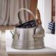 image 1 of Pewter Coal Bucket & Shovel Silver