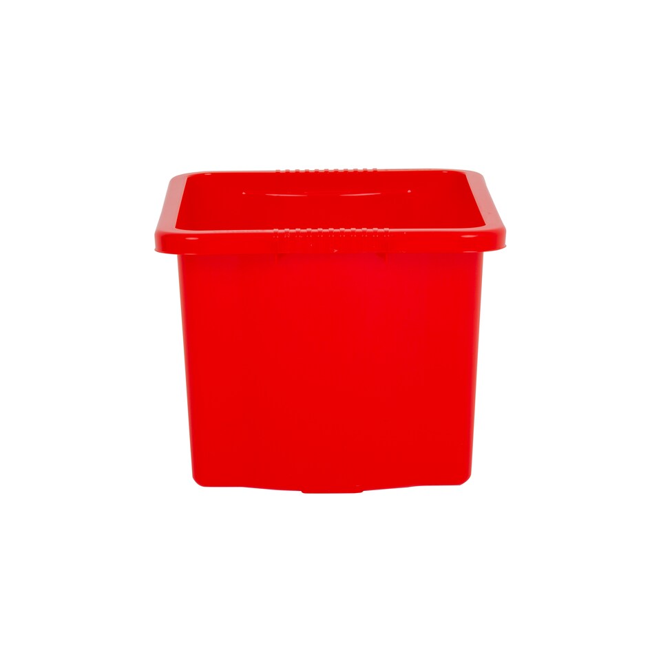 image 1 of Wham Stack & Store 4 x 24L Plastic Storage Boxes | Red | 4