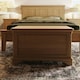 image 1 of Faire Ottoman Blanket Box in Natural Oak with Oak Top Brown