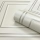 image 3 of Belgravia Amara Panel Vinyl Textured Wallpaper - Off White/Silver - 10m x 53cm White