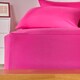 image 2 of OHS Ultra Soft Microfibre Plain Fitted Bed Sheet | Pink | Hot Pink | Double