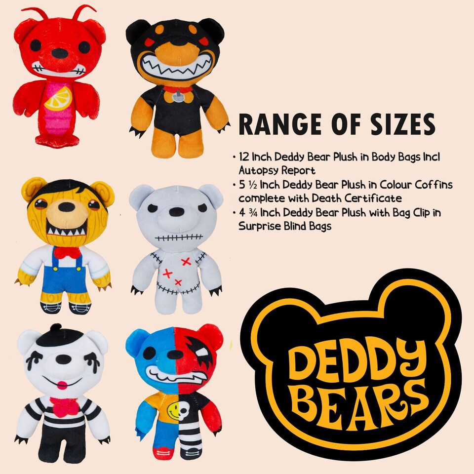 image 1 of PMS Deddy Bears Youme Soft Toy 15 x 8 x 14 cm Multi