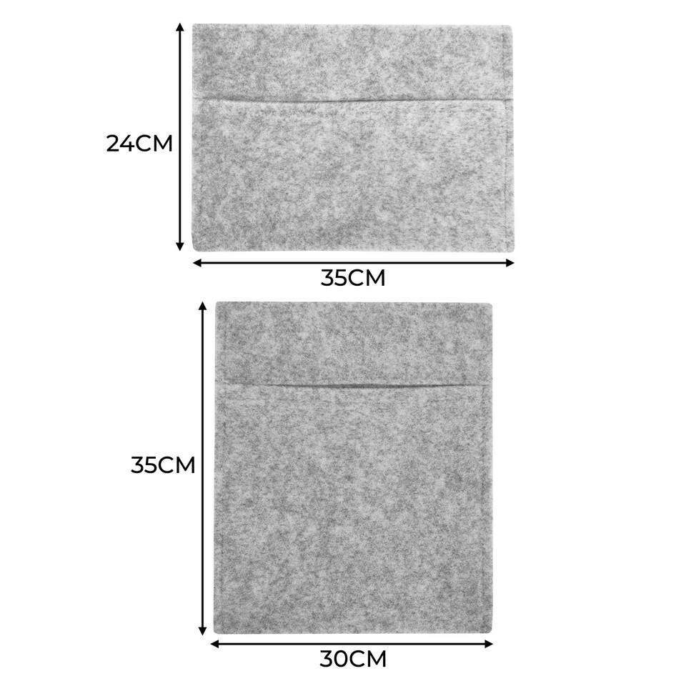 image 1 of Van Carpet Lining & Storage Pouches - Silver Grey Grey