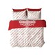 image 3 of Liverpool FC Tone Duvet Cover Set - Red/White - Double Red | Double