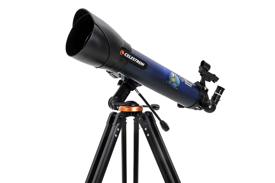 image 1 of Royal Observatory Greenwich Celestron StarSense Explorer DX 100AZ Smartphone App-Enabled Refractor Telescope