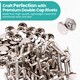 image 4 of 10mmx18mm Double Cap Rivets, Extra Long Metal Studs for DIY- 50pcs