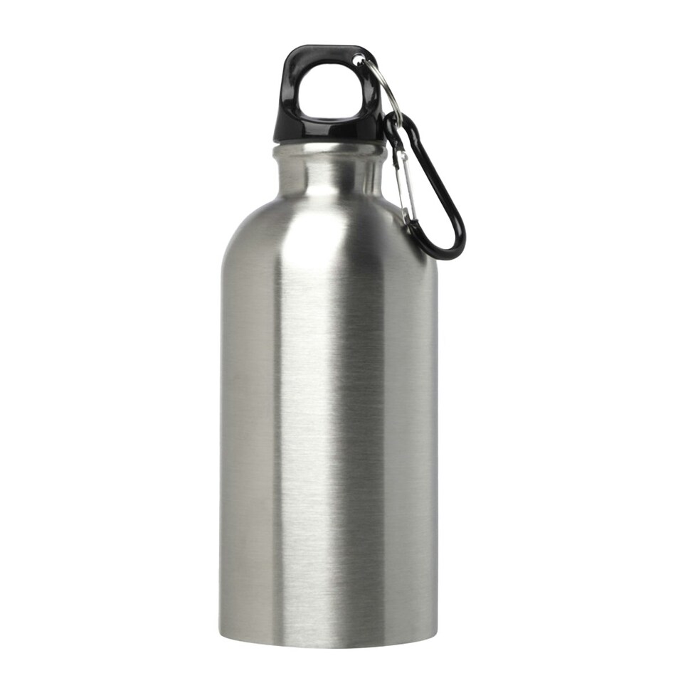 image 1 of Floso Stainless Steel Single Wall 400ml Water Bottle - Silver - One Size