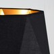 image 1 of ValueLights Modern Black And Copper Geometric Floor Lamp Shade | Black