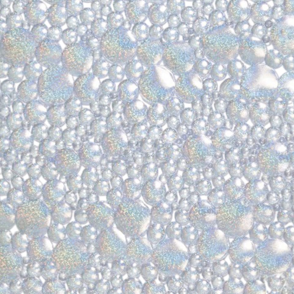 image 1 of Showerdrape Hyrdro Anti Slip Glitter PVC Bath Mat 68cm x 38cm - 2 Set | Grey | Glitter | 2
